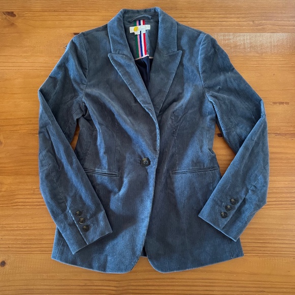 Boden Jackets & Blazers - Boden, Light Blue Corduroy Blazer, Women's, UK 8R